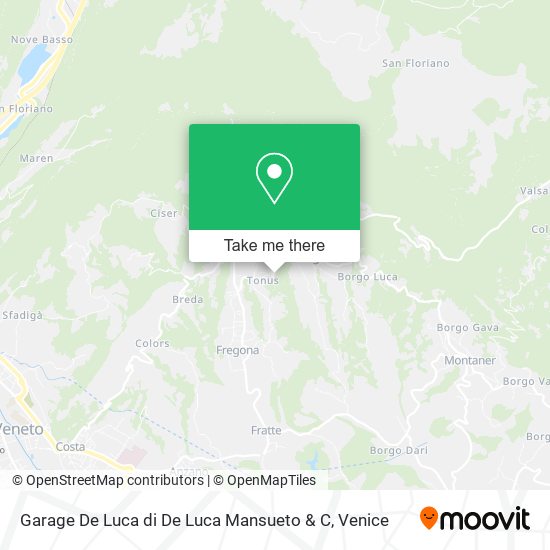 Garage De Luca di De Luca Mansueto & C map