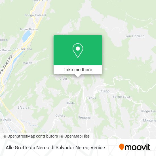 Alle Grotte da Nereo di Salvador Nereo map