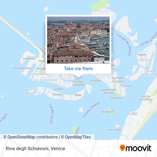 Riva degli Schiavoni map