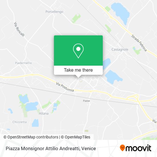 Piazza Monsignor Attilio Andreatti map