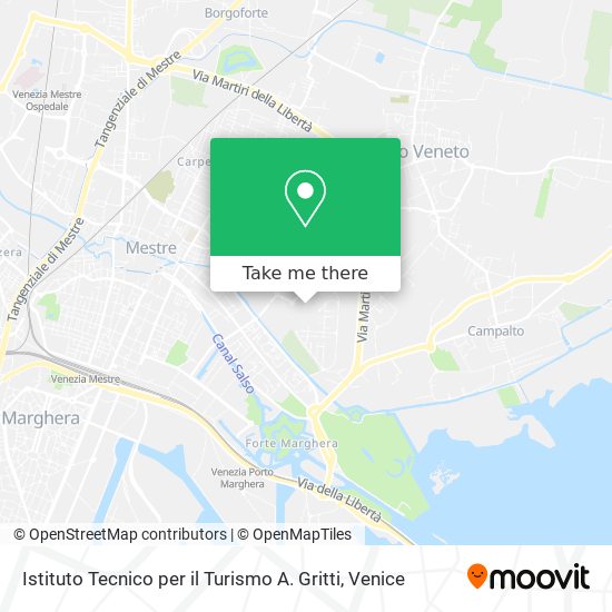 Istituto Tecnico per il Turismo A. Gritti map