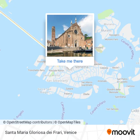 Santa Maria Gloriosa dei Frari map