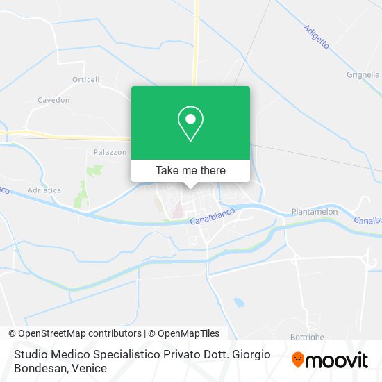 Studio Medico Specialistico Privato Dott. Giorgio Bondesan map