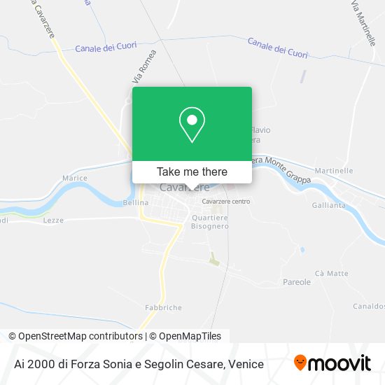 Ai 2000 di Forza Sonia e Segolin Cesare map