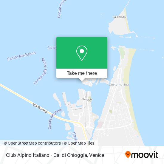 Club Alpino Italiano - Cai di Chioggia map