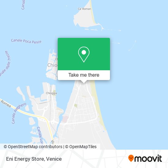 Eni Energy Store map