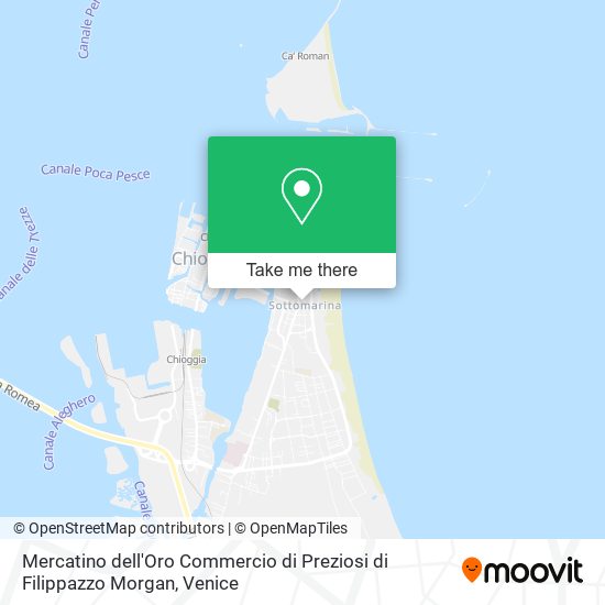 Mercatino dell'Oro Commercio di Preziosi di Filippazzo Morgan map