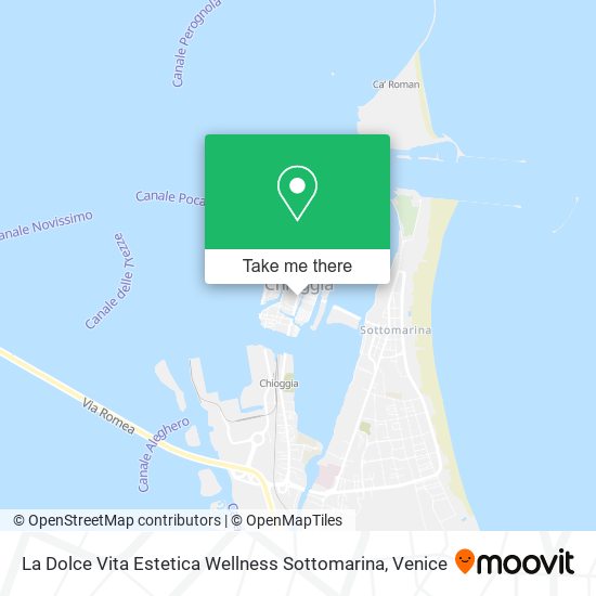 La Dolce Vita Estetica Wellness Sottomarina map