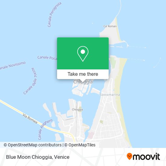 Blue Moon Chioggia map