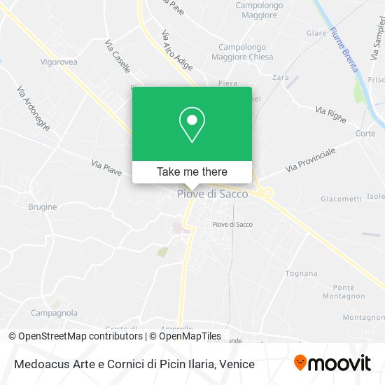 Medoacus Arte e Cornici di Picin Ilaria map