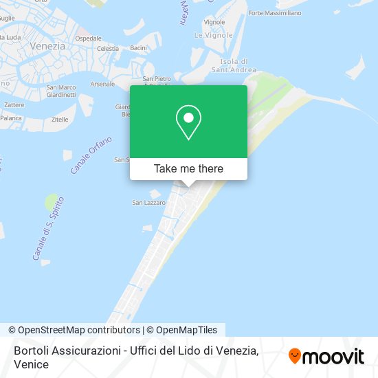 Bortoli Assicurazioni - Uffici del Lido di Venezia map