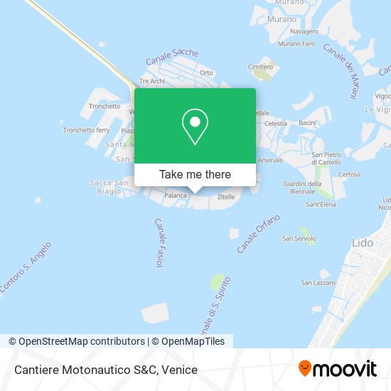 Cantiere Motonautico S&C map