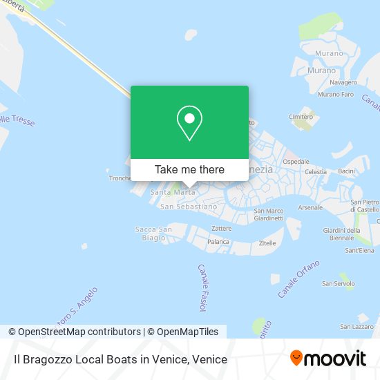 Il Bragozzo Local Boats in Venice map