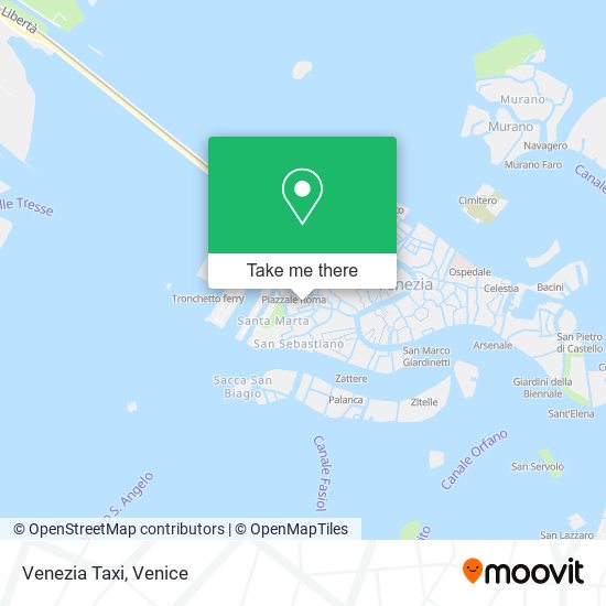 Venezia Taxi map