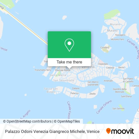 Palazzo Odoni Venezia Giangreco Michele map