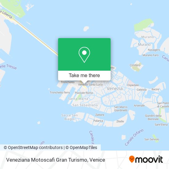 Veneziana Motoscafi Gran Turismo map