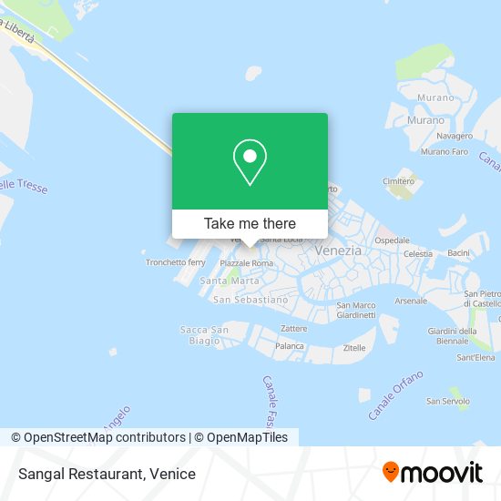 Sangal Restaurant map