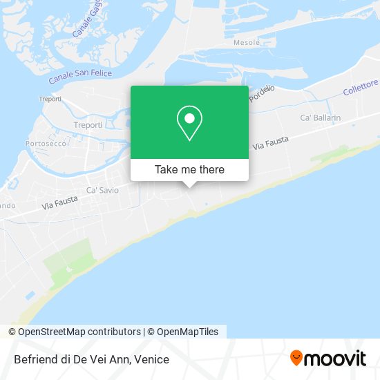 Befriend di De Vei Ann map