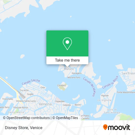 Disney Store map