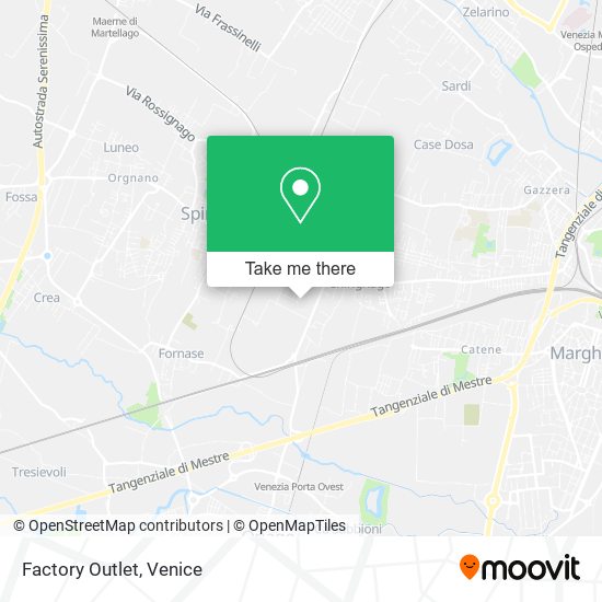 Factory Outlet map