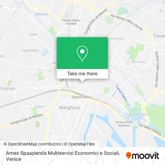 Ames Spaazienda Multiservizi Economici e Sociali map