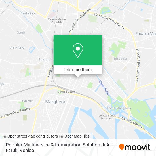 Popular Multiservice & Immigration Solution di Ali Faruk map
