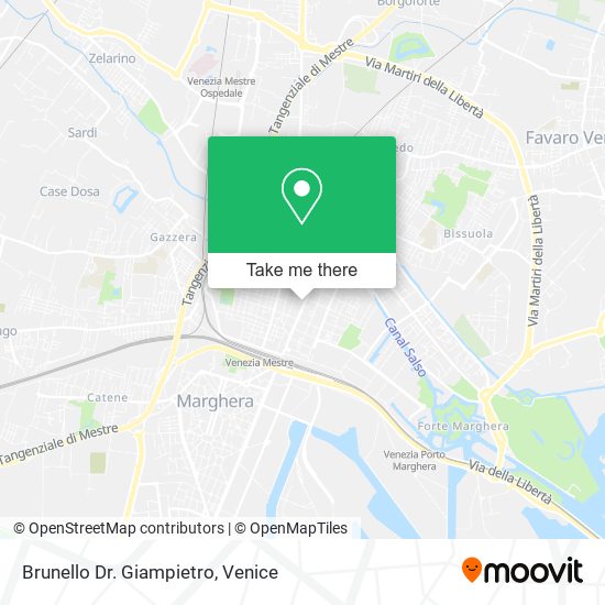 Brunello Dr. Giampietro map