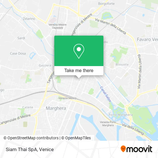 Siam Thai SpA map