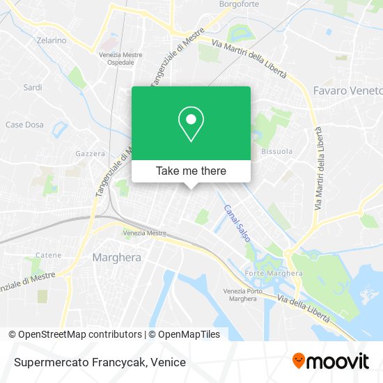 Supermercato Francycak map
