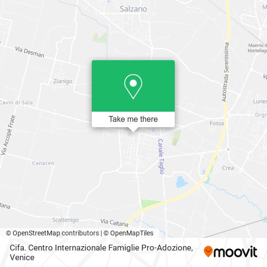 Cifa. Centro Internazionale Famiglie Pro-Adozione map