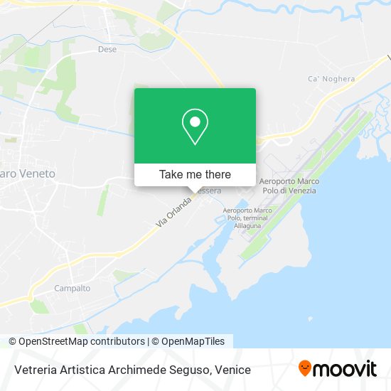 Vetreria Artistica Archimede Seguso map