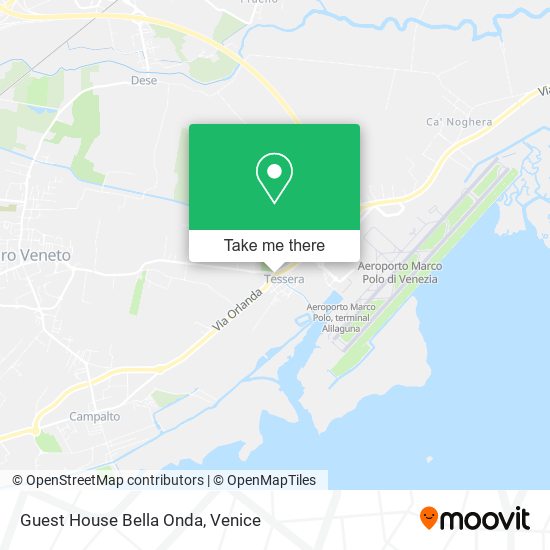 Guest House Bella Onda map
