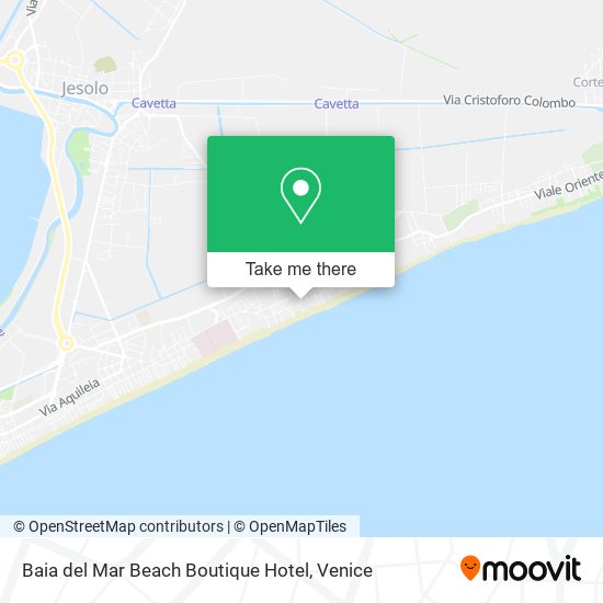 Baia del Mar Beach Boutique Hotel map