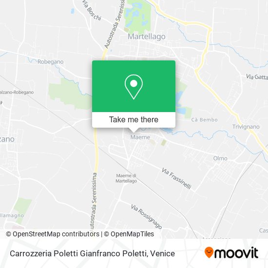 Carrozzeria Poletti Gianfranco Poletti map