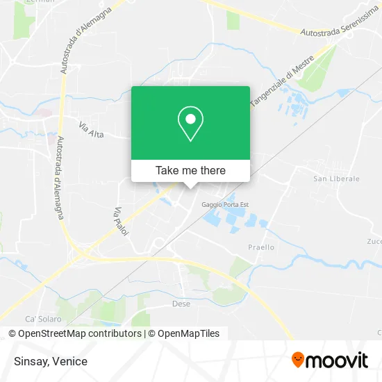 Sinsay map