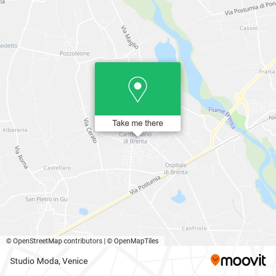 Studio Moda map