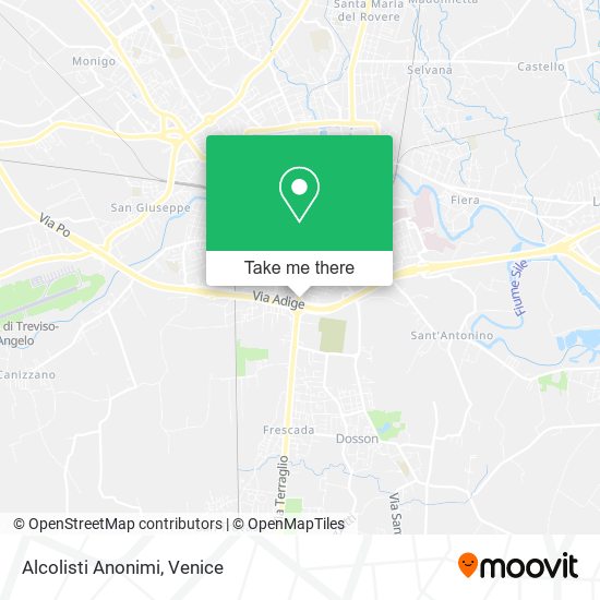 Alcolisti Anonimi map