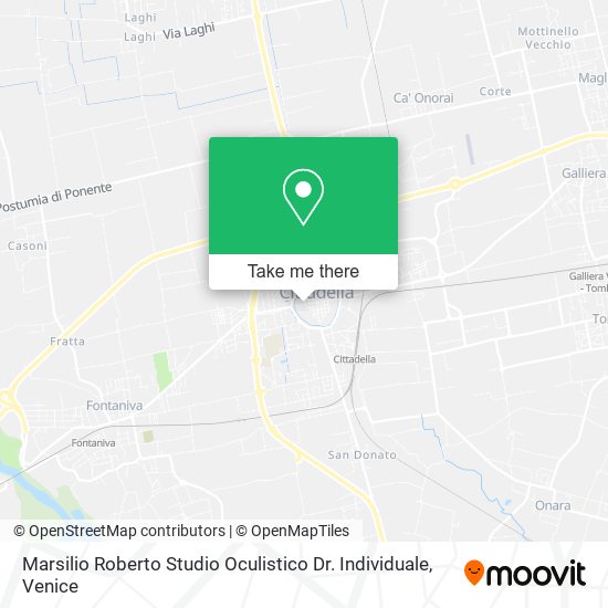 Marsilio Roberto Studio Oculistico Dr. Individuale map