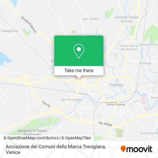 Aociazione dei Comuni della Marca Trevigiana map