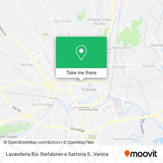 Lavanderia Bio Stefaloren e Sartoria S. map