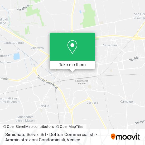 Simionato Servizi Srl - Dottori Commercialisti - Amministrazioni Condominiali map