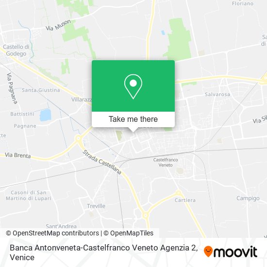 Banca Antonveneta-Castelfranco Veneto Agenzia 2 map