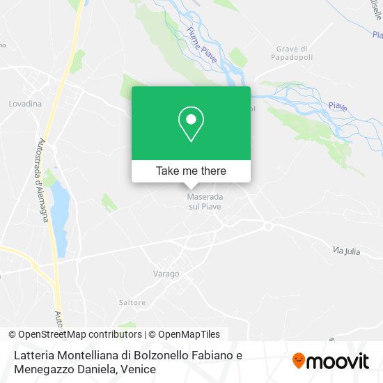 Latteria Montelliana di Bolzonello Fabiano e Menegazzo Daniela map