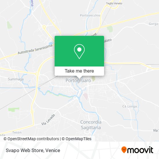 Svapo Web Store map