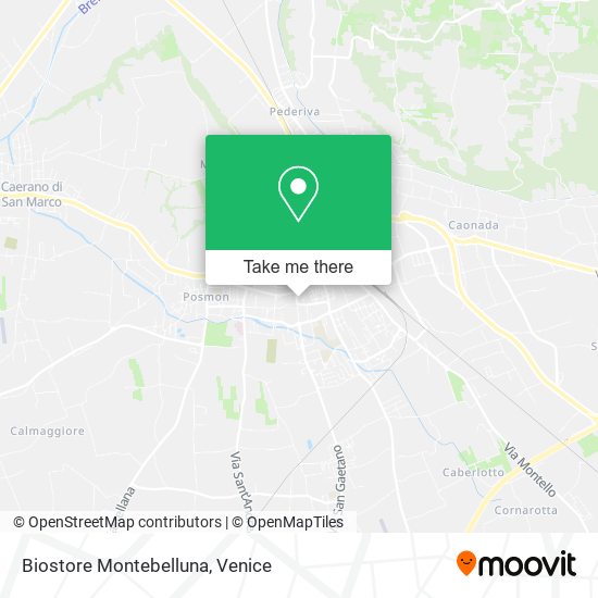 Biostore Montebelluna map