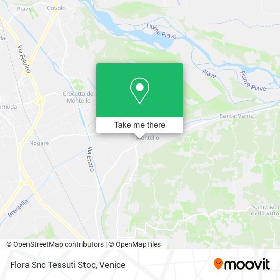 Flora Snc Tessuti Stoc map