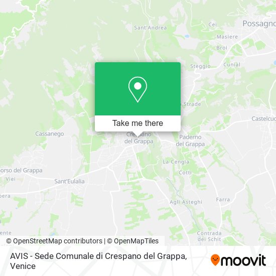 AVIS - Sede Comunale di Crespano del Grappa map