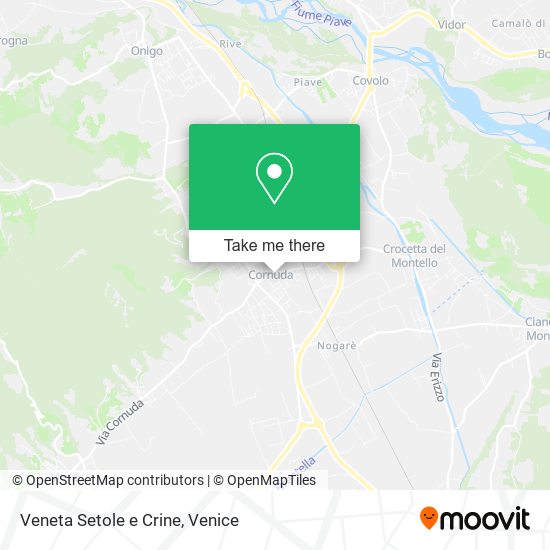 Veneta Setole e Crine map