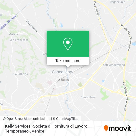 Kelly Services -Società di Fornitura di Lavoro Temporaneo- map