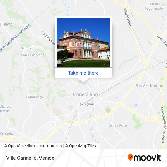 Villa Cannello map